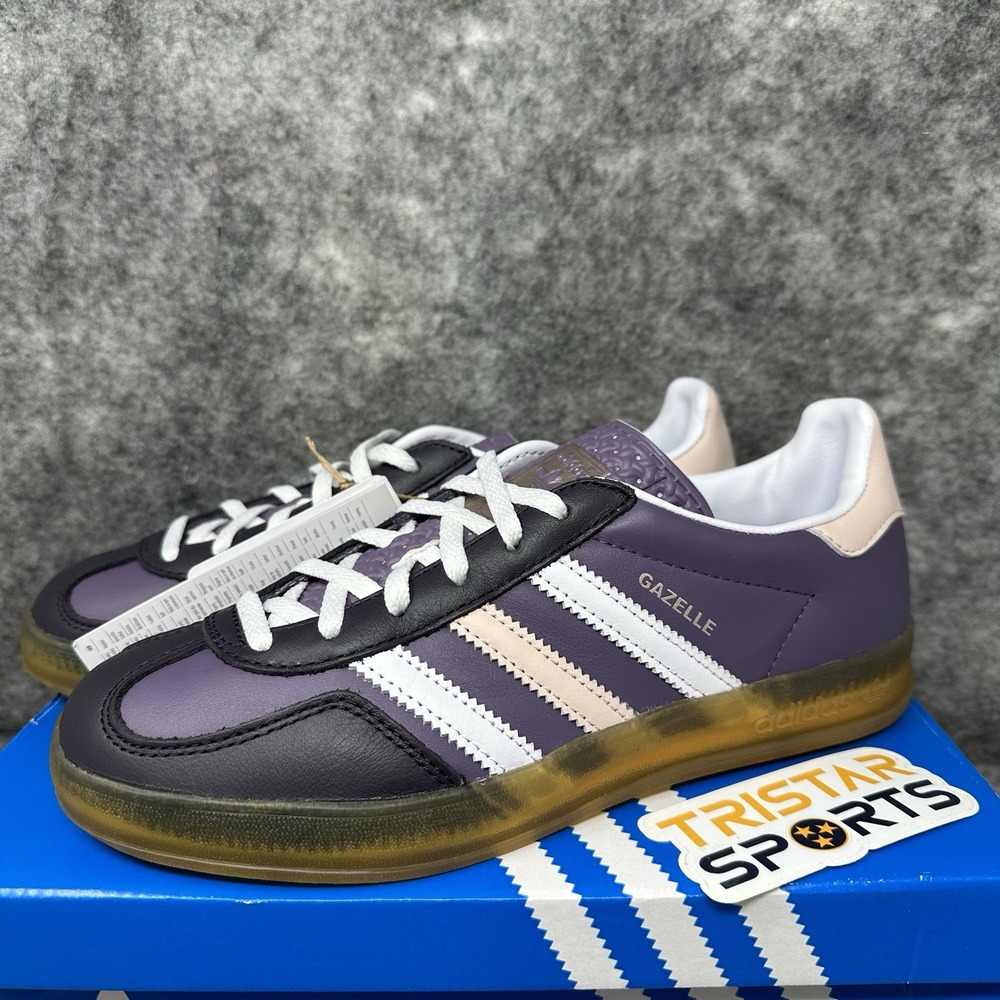 Adidas Gazelle Indoor Shoes Womens Size 8 Shadow Violet Sneakers IE2956